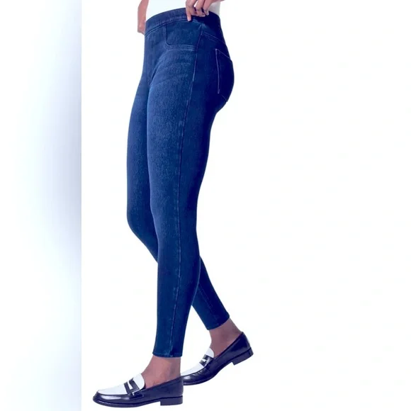 New SPANX Jean-Ish Ankle Jeans - Med. Midnight Shade - Picture 2 of 7